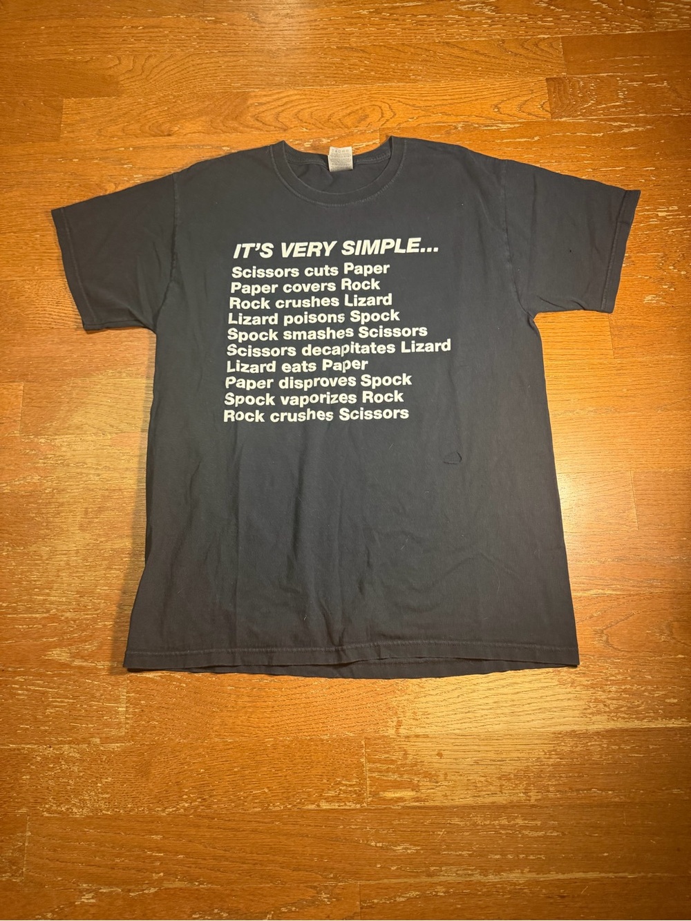 Y2K It’s Very Simple Rock Paper Scissors Graphic Tee